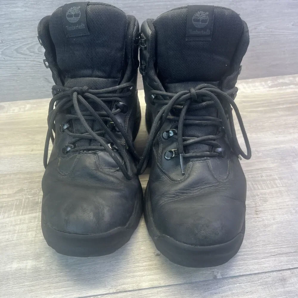Mens Timberland Chocorua Mid LC Hiker Boot Black Full Grain Waterproof SZ 11